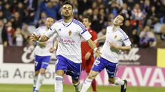 &Aacute;ngel celebra un gol esta temporada.