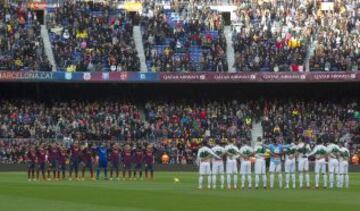 Minuto de silencio por el fallecimiento de Eusebio.