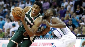 Anteto (25+18+8) lidera a los Bucks ante los Hornets de Willy