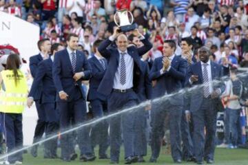 Campeón de la Copa del Rey en 2013 con el Atlético de Madrid