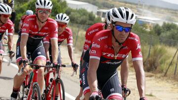 Alberto Contador se ha mostrado satisfecho por haber sido el único que aguantó el ritmo de Froome durante la subida a Xorret de Catí.
