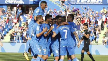 Jugadores del Getafe.
