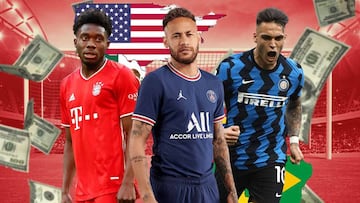 Los jugadores más valiosos del continente americano