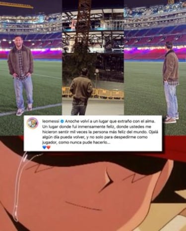 Los mejores memes de la visita sorpresa de Messi al Camp Nou