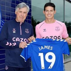 Ancelotti elogia a James y confirma que Mina está listo