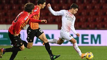 Brahim, durante un partido contra el Benevento.