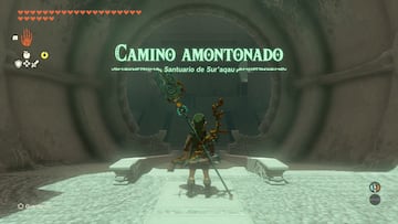 the legend of zelda tears of the kingdom nintendo switch guia santuario sur'aqau