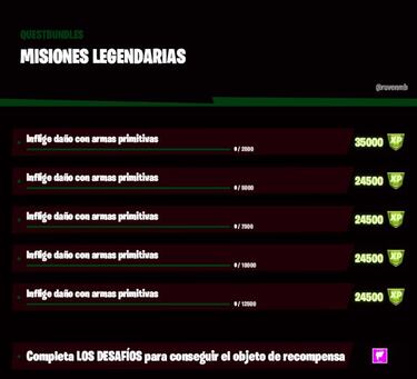 Fortnite Temporada 6: desafíos y misiones filtradas Semana 4