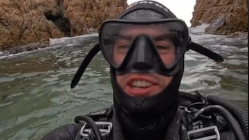 Muestra lo que ha encontrado al hacer buceo y es aterradoramente bello