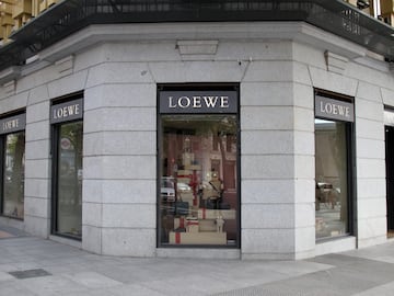 Loewe shop for man in on Serrano 34 in Madrid, the mark of spanish fashion now belongs to LVMH, is there one of the best shops, Barrio Salamanca, commercial area with luxury shops, Madrid, Spain, november 2010. (Photo by Cristina Arias/Cover/Getty Images)