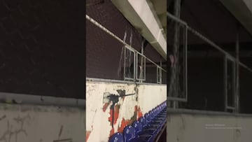 El Estadio Azteca sufre en gradas tras lluvia y sigue sin remodelación para el Mundial 2026
