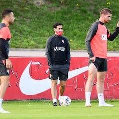 David Gallego: "Los delanteros me transmiten mucha confianza"