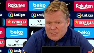 "Koeman se retrata día tras día y rueda de prensa tras rueda de prensa"