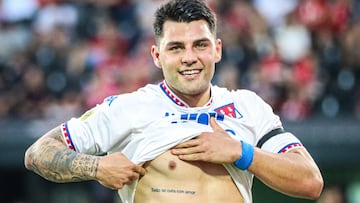 Ignacio, hijo de Miguel Russo, anotó con Tigre ante Newell's y le dedicó el gol a su padre.