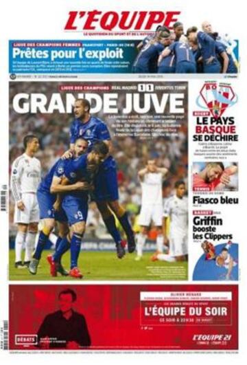 Portadas de la prensa deportiva