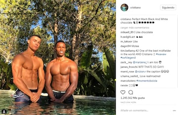 Footballers on holiday