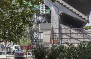 Las obras del Estadio de Vallecas en imágenes