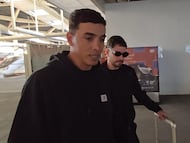 Renzo Saravia, a su llegada a Valencia (Imagen: El Chiringuito)