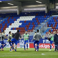 El Eibar para los entrenamientos mientras dure la alarma