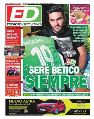 Portadas de la prensa mundial