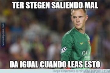 Ter Stegen es centro de las burlas tras nuevo error