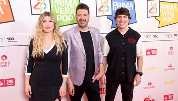 Cristina Bosca, Toni Aguilar y Dani Moreno en la alfombra roja.