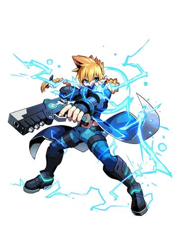 Ilustración - Mighty Gunvolt (3DS)