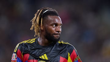 Allan Saint-Maximin of America during the 9th round match between Monterrey and America as part of the Liga BBVA MX, Torneo Apertura 2025 at BBVA Bancomer Stadium, on September 20, 2025 in Monterrey, Nuevo Leon, Mexico.