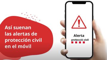 Salta un alerta de protección civil en los móviles de Barcelona