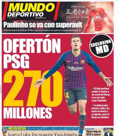PSG ready to make staggering offer for Coutinho
