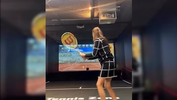 La nueva maquina para jugar tenis con realidad aumentada