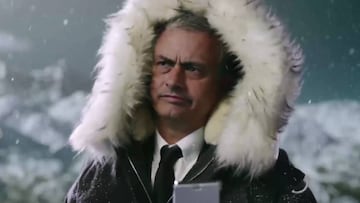 El mejor spot de la final: ¡Mou se va al Ártico a por un fan!