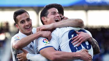 Asensio, Lucas Vazquez y James Rodriguez