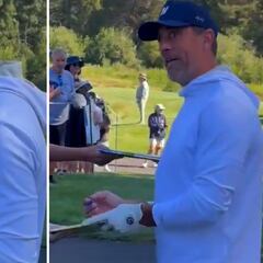 Aaron Rodgers humiliates fan at golf event over jersey resale accusation