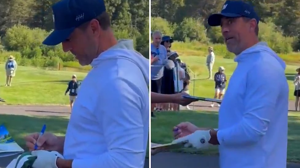 Aaron Rodgers humiliates fan at golf event over jersey resale