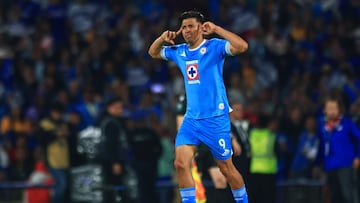 during the Semi-Finals second leg match between Cruz Azul and Tigres UANL as part of the CONCACAF Champions Cup 2025, at Olimpico Universitario Stadium on May 01, 2025 in Mexico City, Mexico.