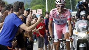 <b>EXPECTACIÓN. </b>Contador, aplaudido en el pasado Giro de Italia.