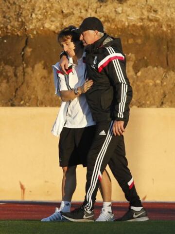 Modric y Ancelotti 