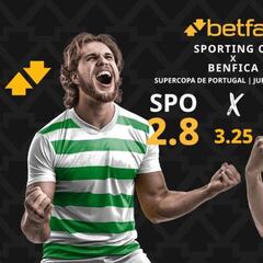 Sporting CP vs. SL Benfica: horario, dónde ver y pronósticos