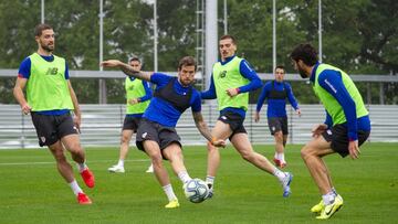 El athletic se entrena en Lezama.