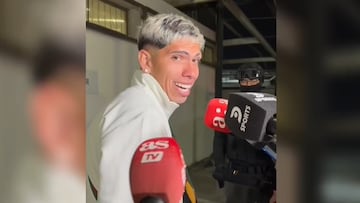 Carlos Palacios le envió un recado a Juan Román Riquelme tras el gol a River Plate