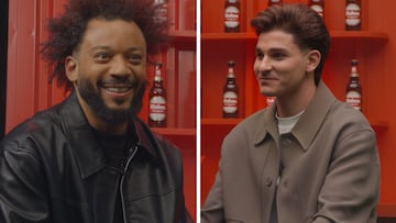 Marcelo y Julián Alvarez, protagonistas de la campaña 'Cinco de Cinco' de Mahou y LaLiga.