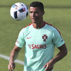 Cristiano and Pepe join up with the Portugal squad after rest