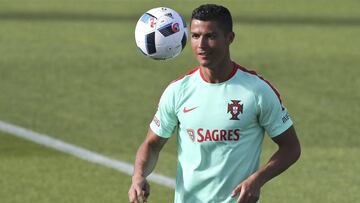 Cristiano Ronaldo joins up with the Portugal squad ahead of the Euros.