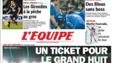 El Par&iacute;s Saint-Germain logr&oacute; el pase a cuartos de final de la Liga de Campeones tras &quot;esquivar la desilusi&oacute;n&quot; ante &quot;un impulsivo Valencia&quot;, afirma hoy la prensa gala.