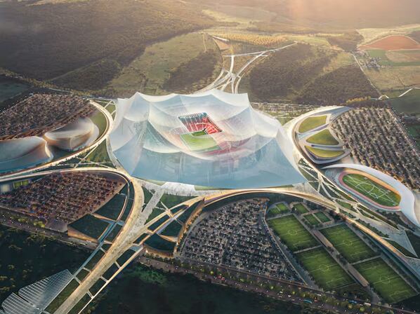 Proyecto estadio Hassan II Casablanca.