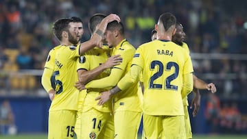 25/10/18 PARTIDO EUROPA LEAGUE  FASE DE GRUPOS VILLARREAL -  RAPID VIENA
 gol 1-0 de FORNALS ALEGRIA