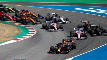 Salida del GP de Espa&ntilde;a de F1 2020. 