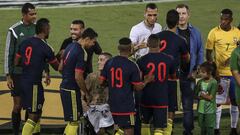 Colombia enfrent&oacute; a Brasil en homenaje a Chapecoense.