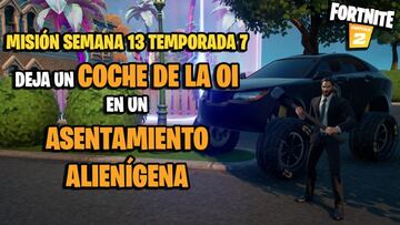 &iquest;D&oacute;nde est&aacute; el asentamiento alien&iacute;gena para dejar un coche de la OI en Fortnite Temporada 7?